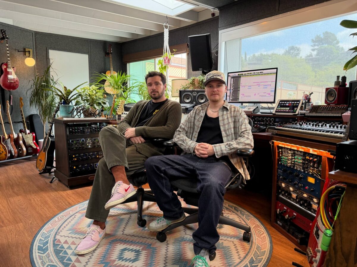 Andre Samuel and Daylight in the studio