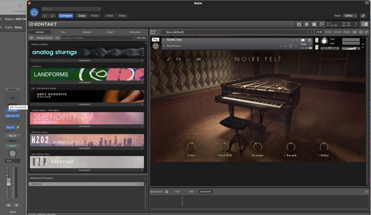 Will Bates using Kontakt