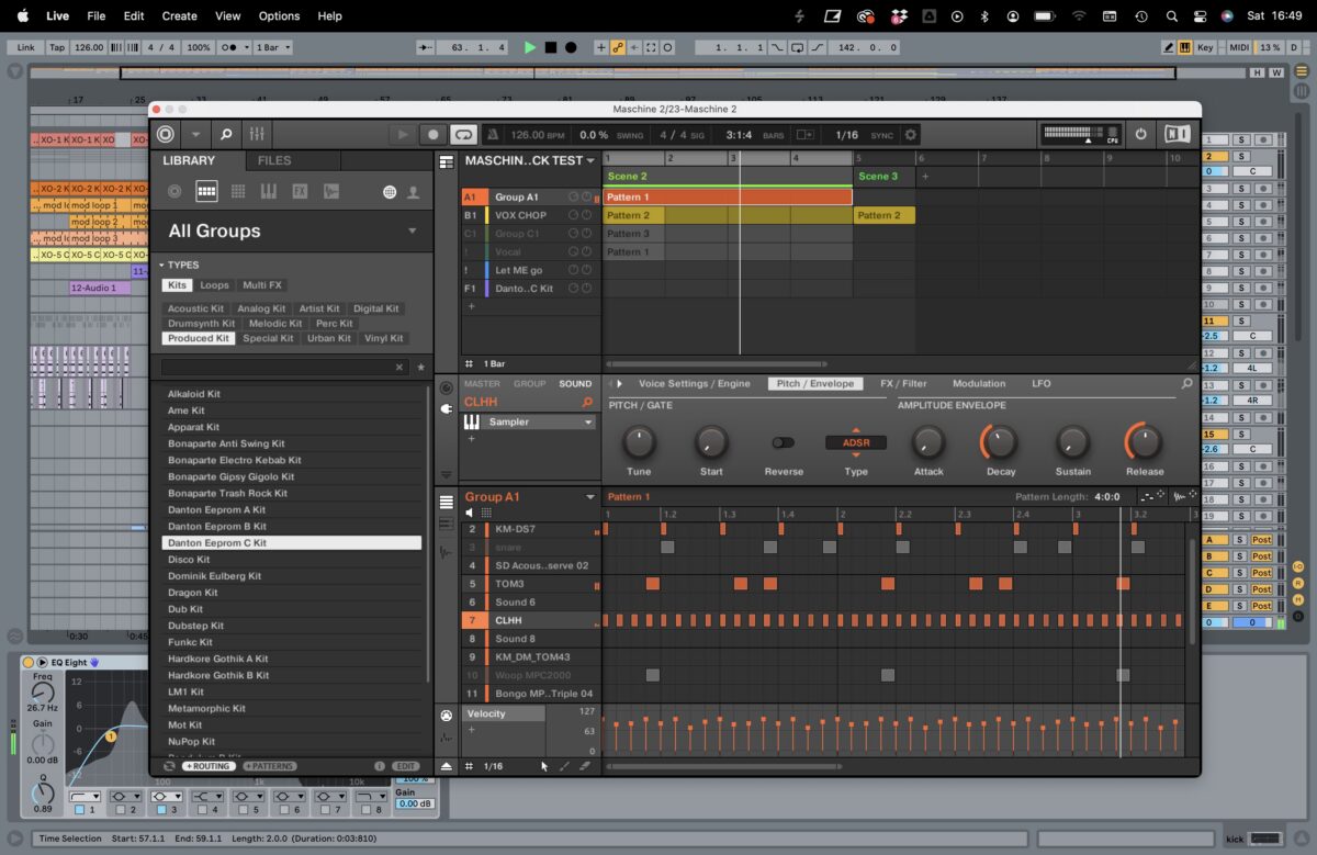 Hardt Antoine using Maschine for his tracks