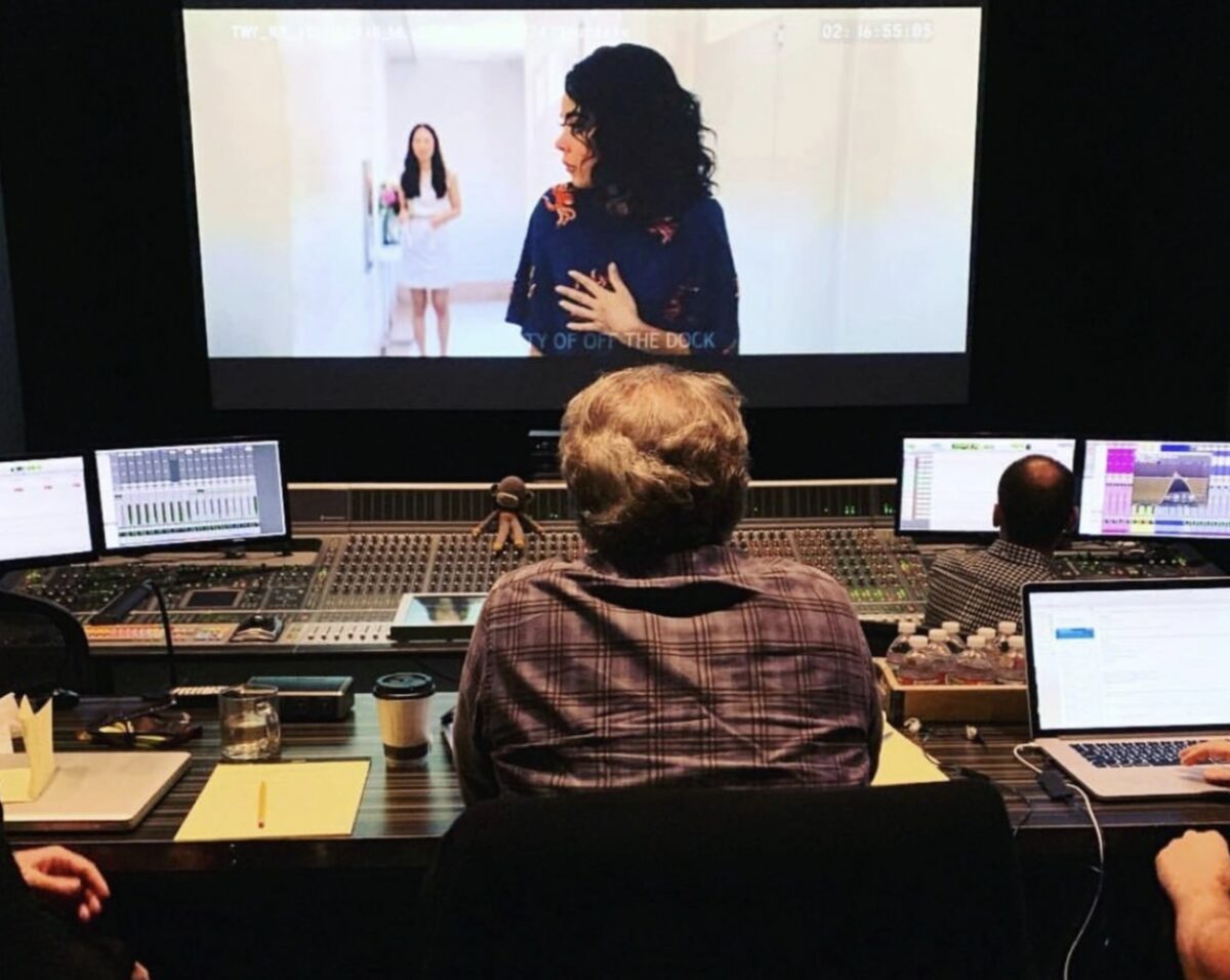 Brian McNelis in the studio