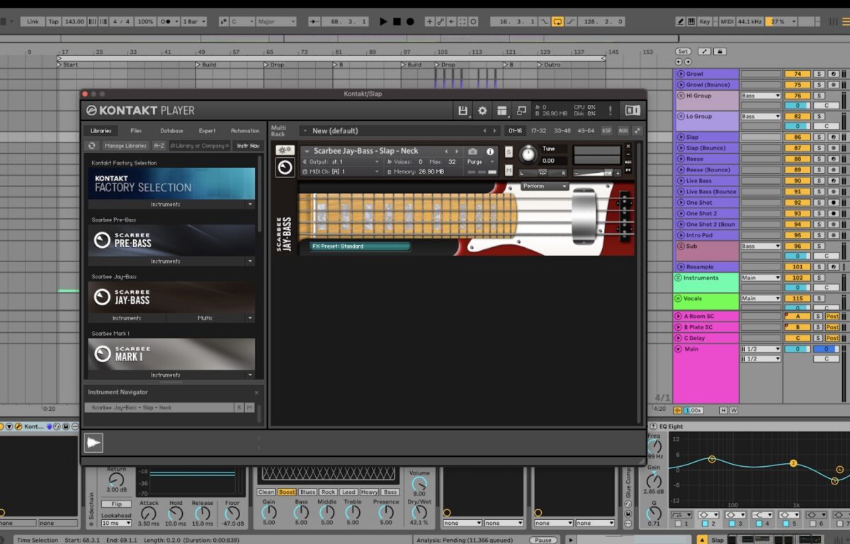 Scarbee Jay-bass in Kontakt