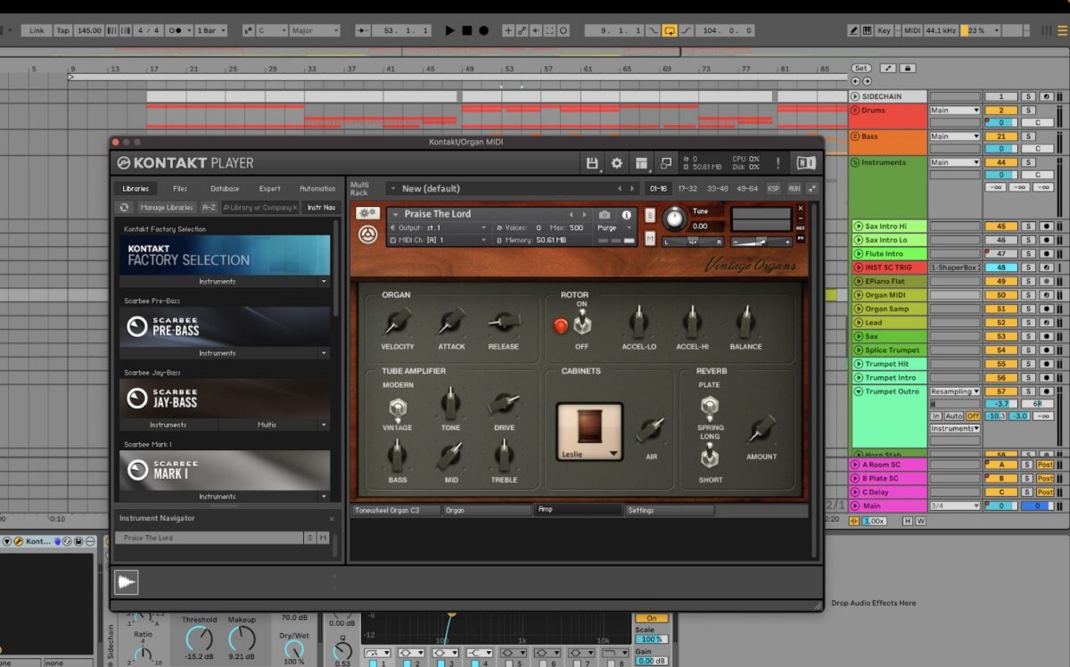 Vintage Organs in Kontakt