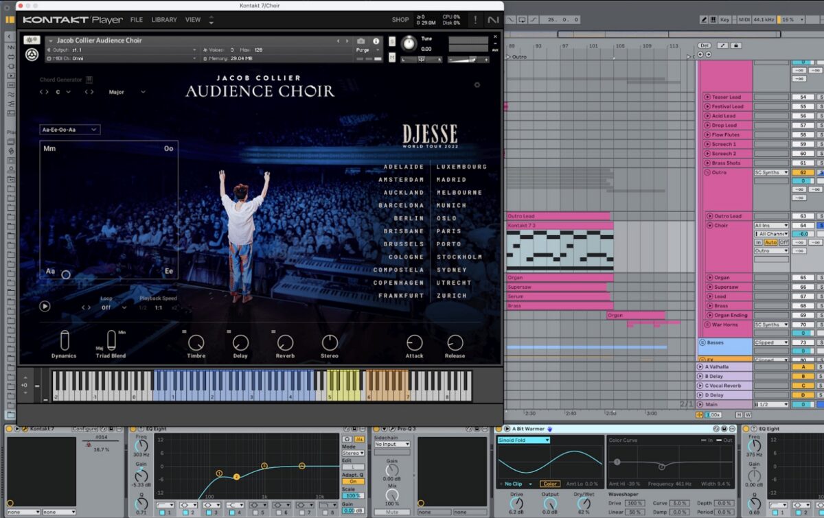 St. Mary using Jacob Collier Audience Choir in Kontakt
