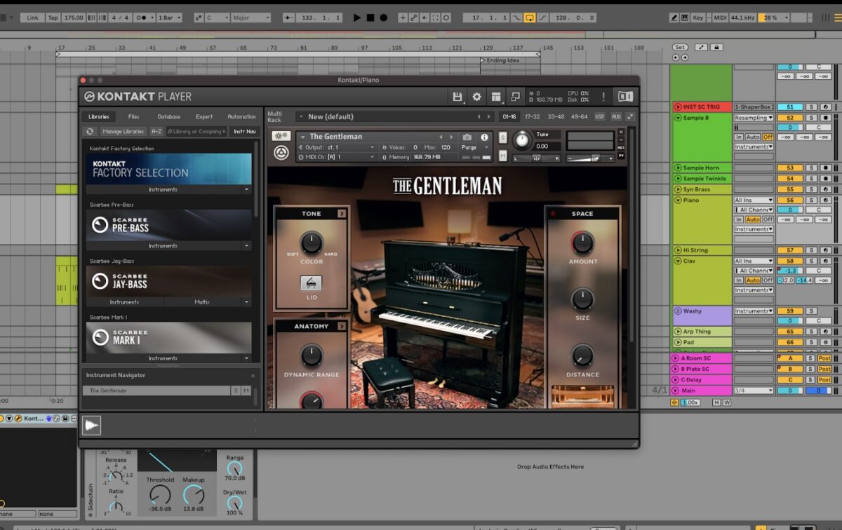 The Gentleman instrument in Kontakt