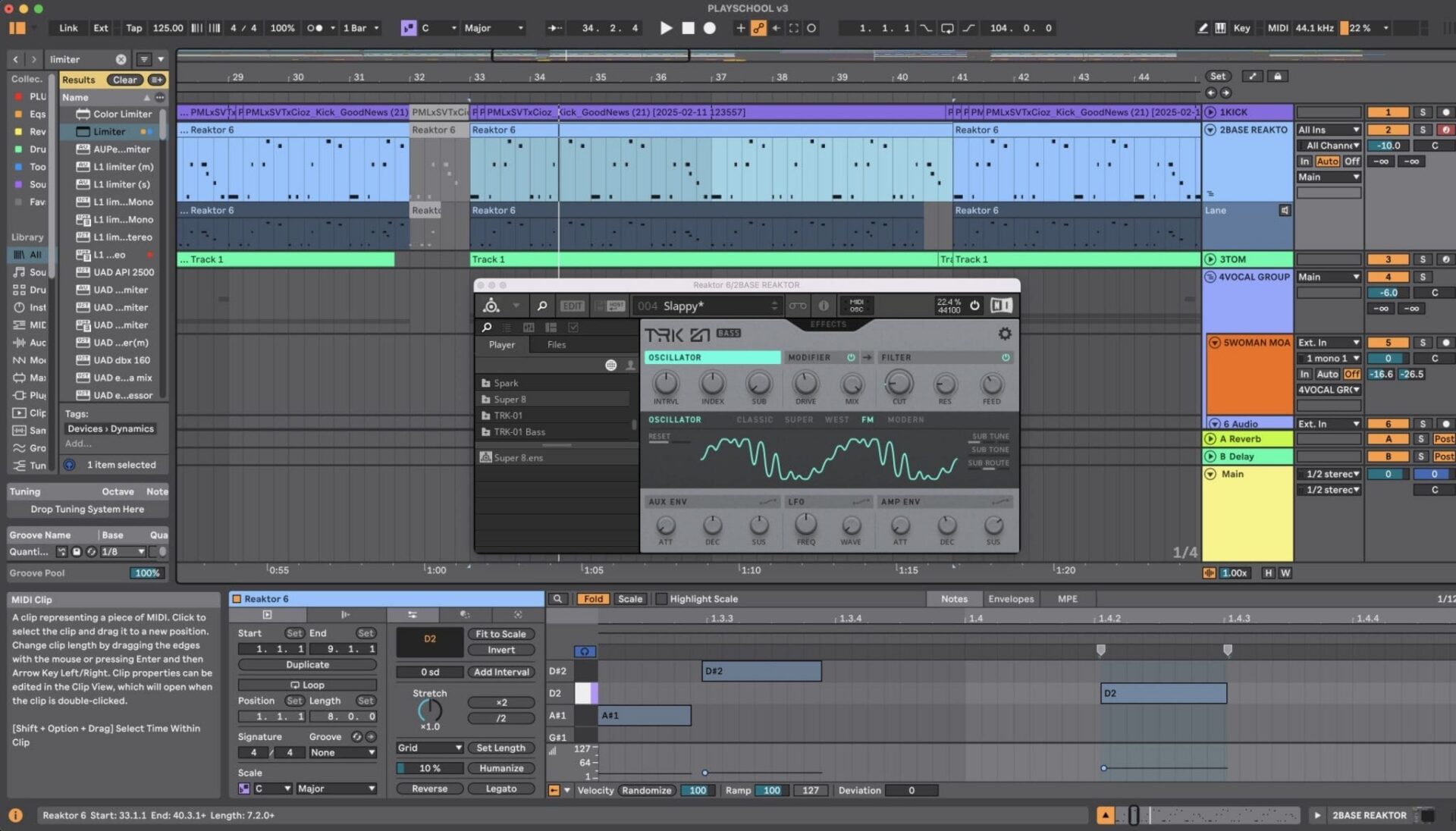 Parallelle on crafting living basslines with Reaktor and TRK-01 ...